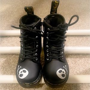 Dr. Martens Toddler Skull & Bones Boots.
